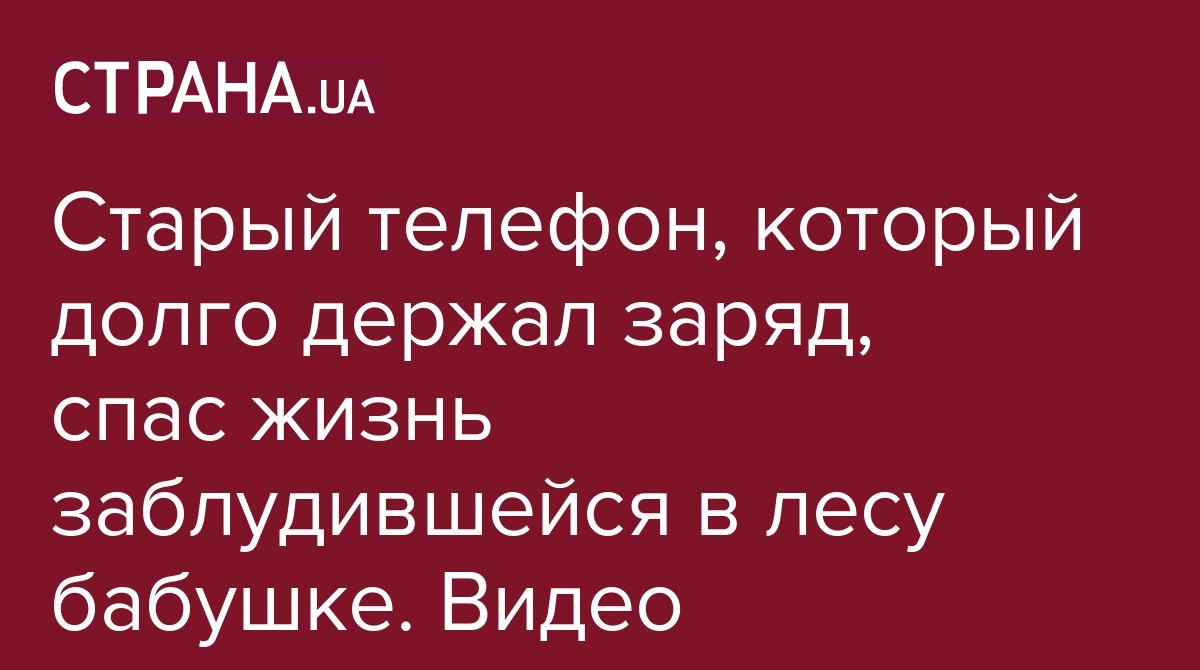 Видео - Бабушку, что потерялась в поисках грибов в лесу, спас мобильный  телефон